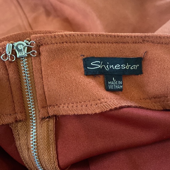 Burnt orange midi skirt - Picture 4 of 4